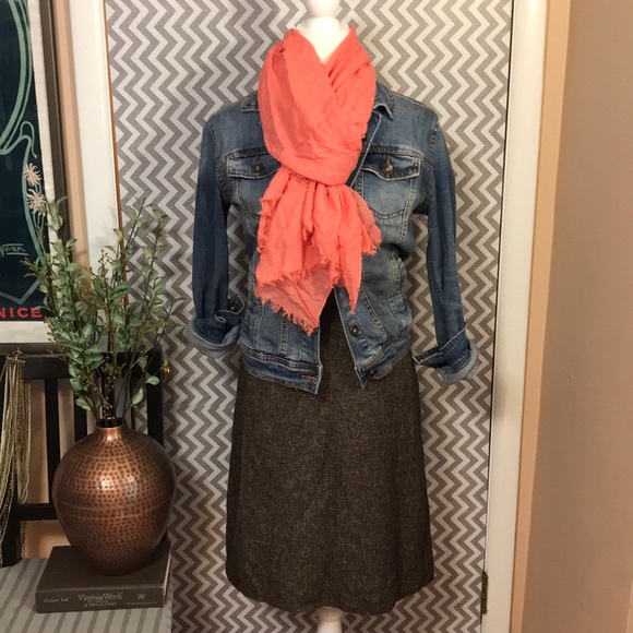 Ann Taylor, Cotton/Wool Blend Pencil Skirt, 6 - Picture 3 of 8